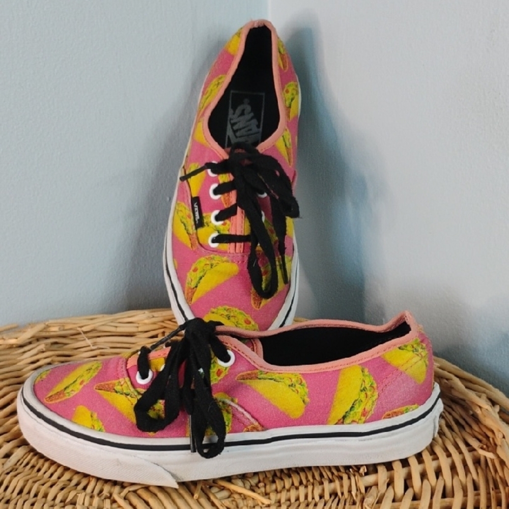 Vans Taco All Over Print Women's Sneakers Unisex Women's Size 6 Men's 4.5